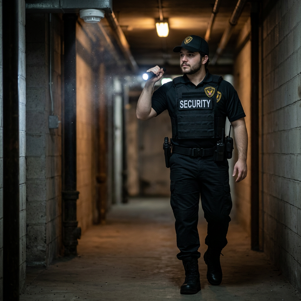 Fire watch security guard